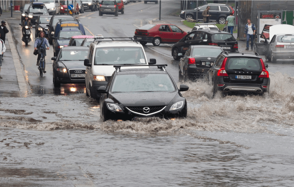 Overvann og flom etter nedbør